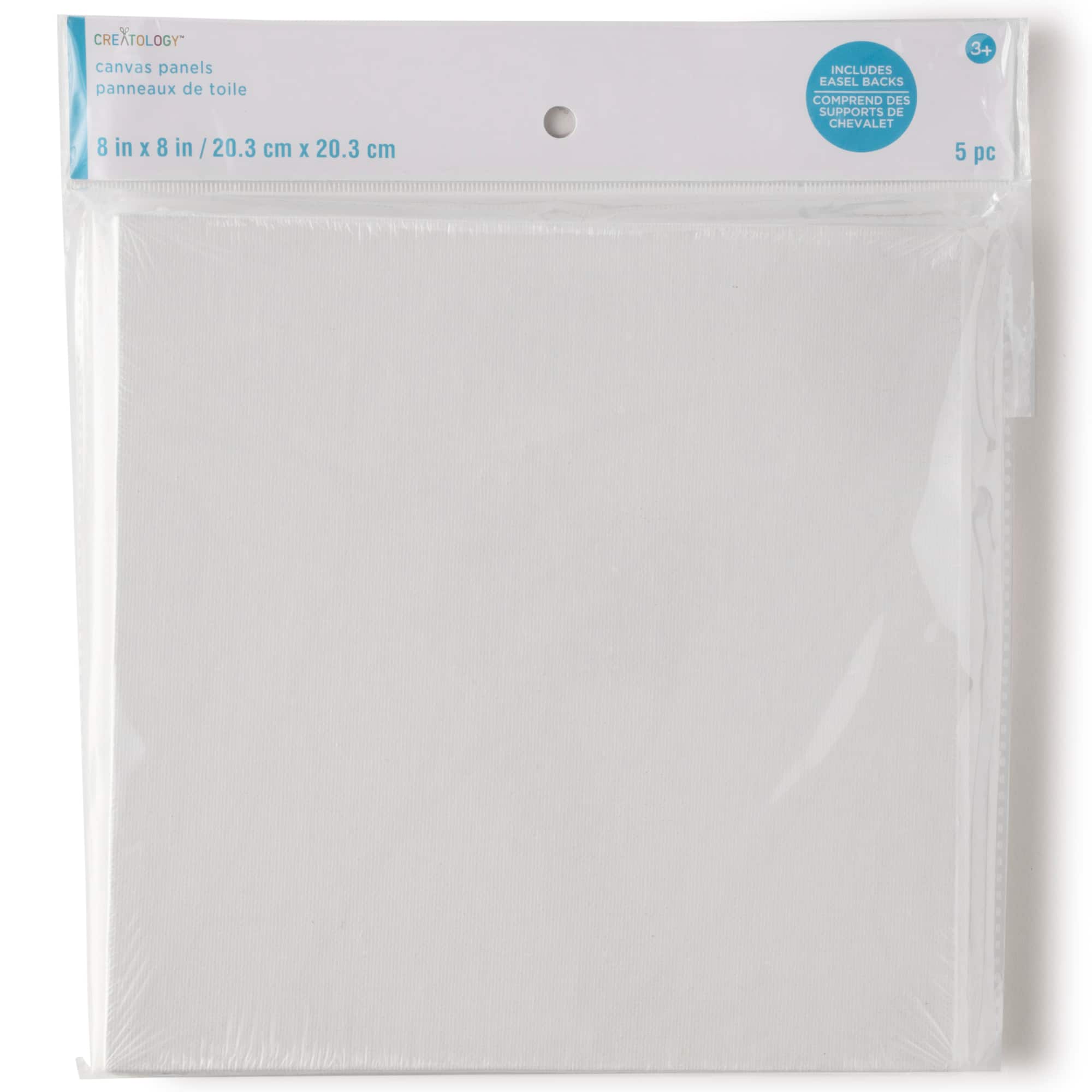12 Packs: 5 ct. (60 total) 8" x 8" Canvas Panel by Creatology™
